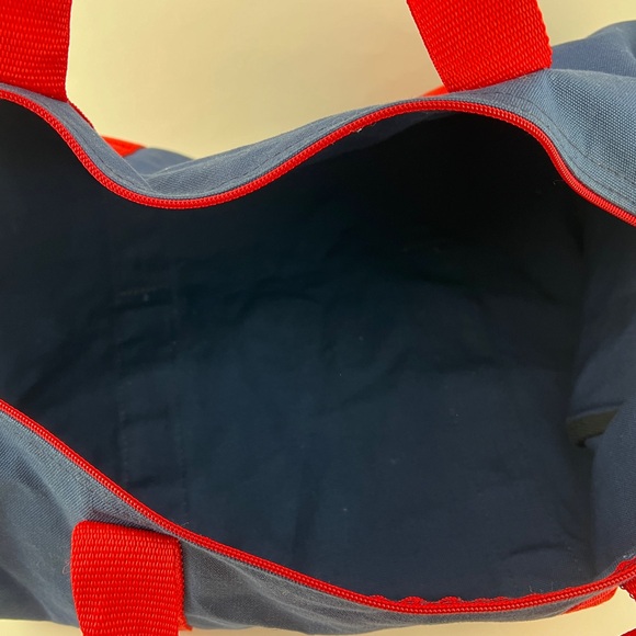 Vintage 1970s Pepsi and Kentucky Fried Chicken Canvas Duffel Bag 16x9x9 EUC - Picture 8 of 13